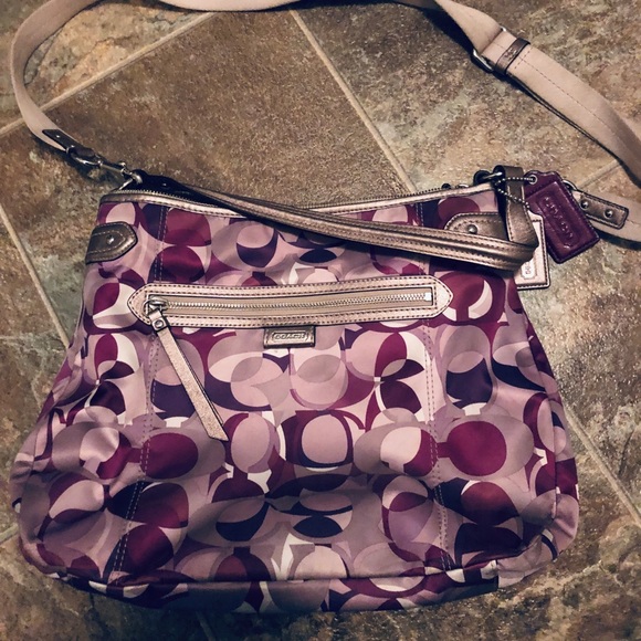 Coach purple cross body - Picture 1 of 4